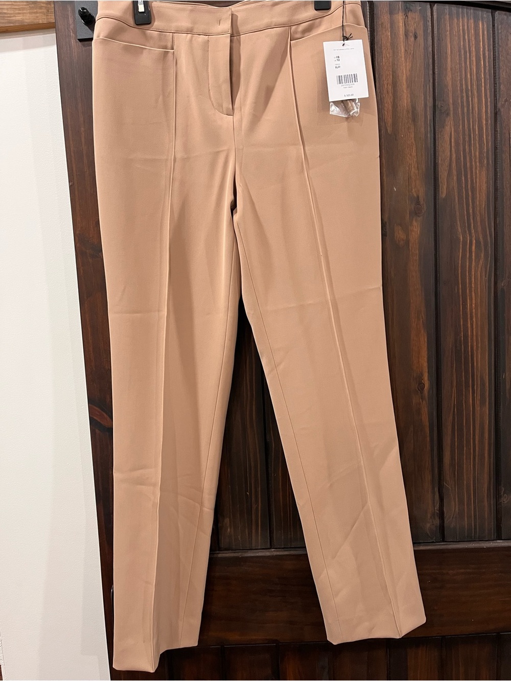 Carlisle Women’s Buff Straight Leg Dress Pants Size 8 NWT $325